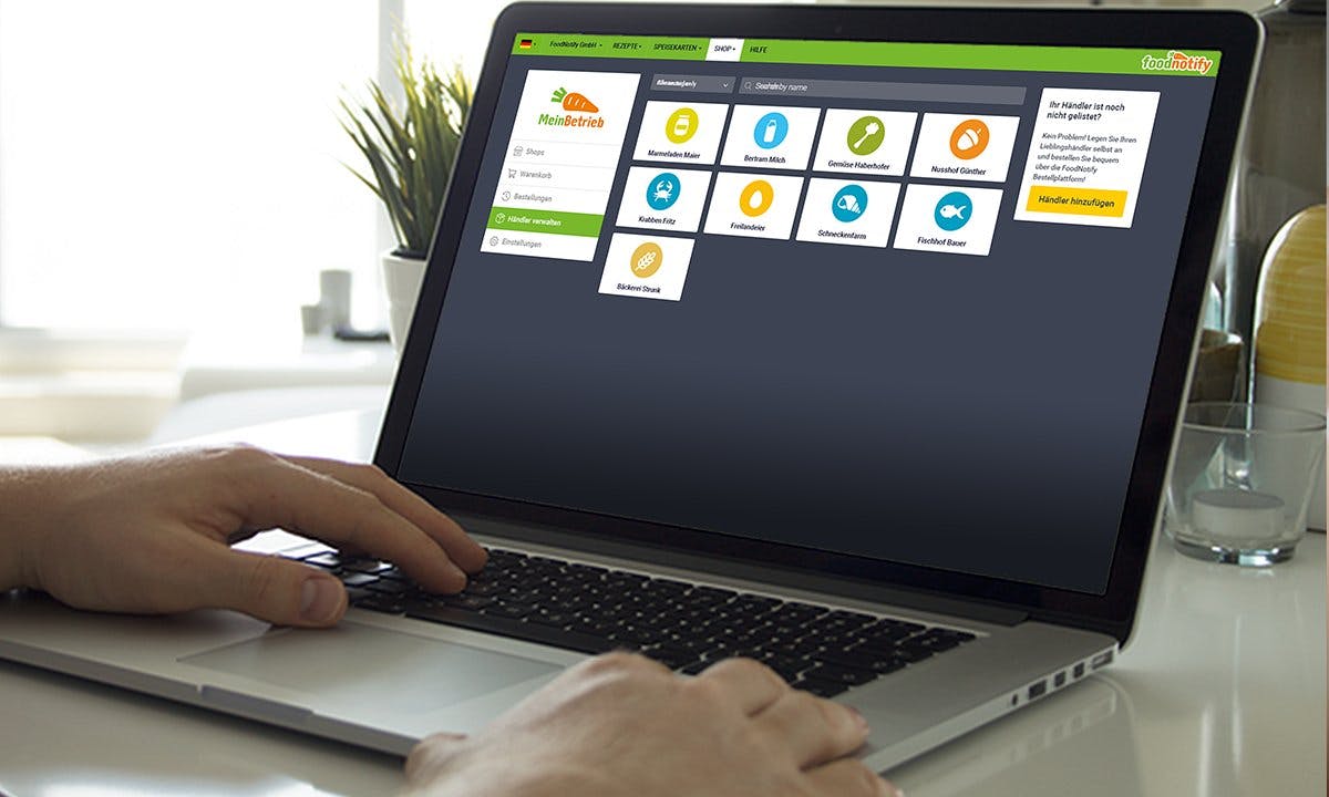 Speisekarten erstellen mit FoodNotify Speisekarten erstellen mit FoodNotify