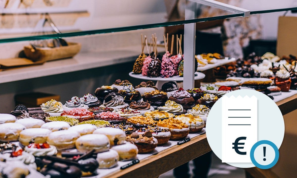 Belegausgabepflicht Theke in Konditorei