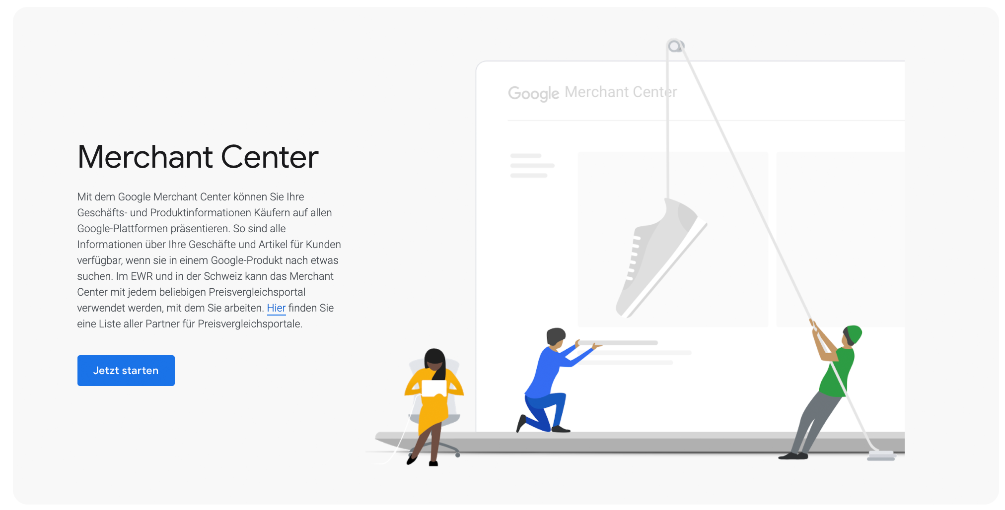 Google Merchant Center Screenshot