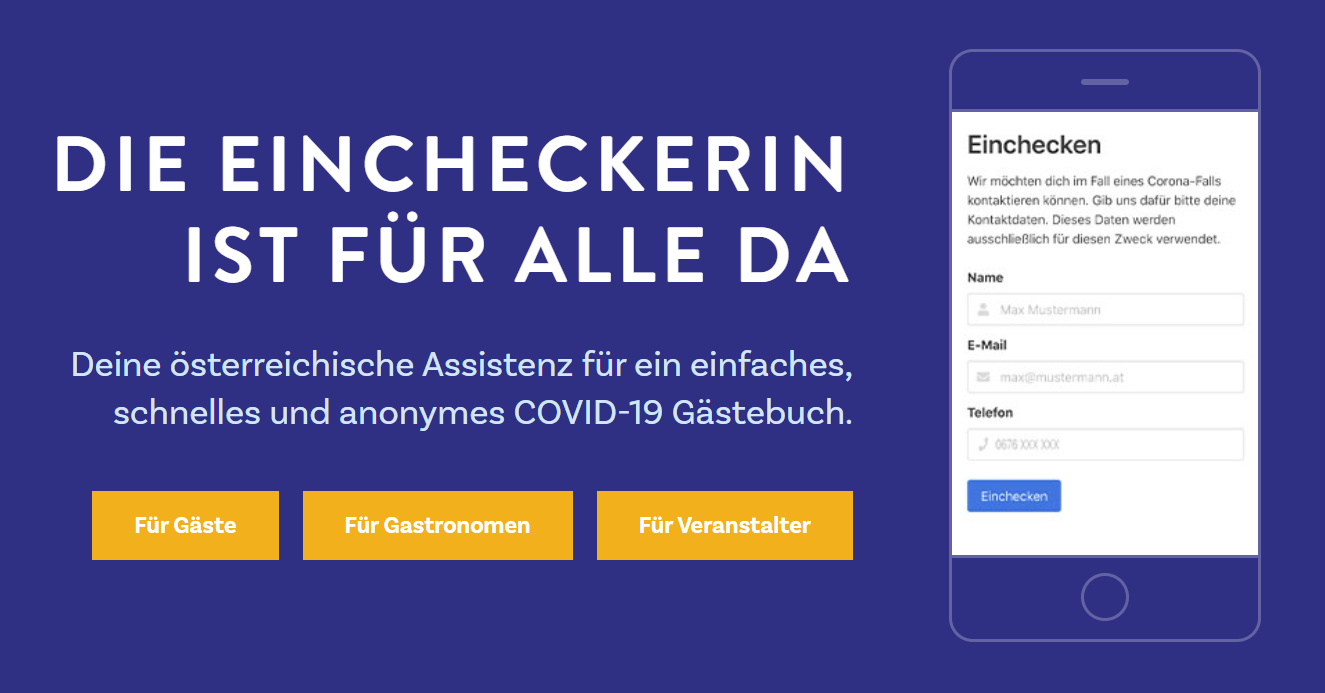 Die EinCheckerin App