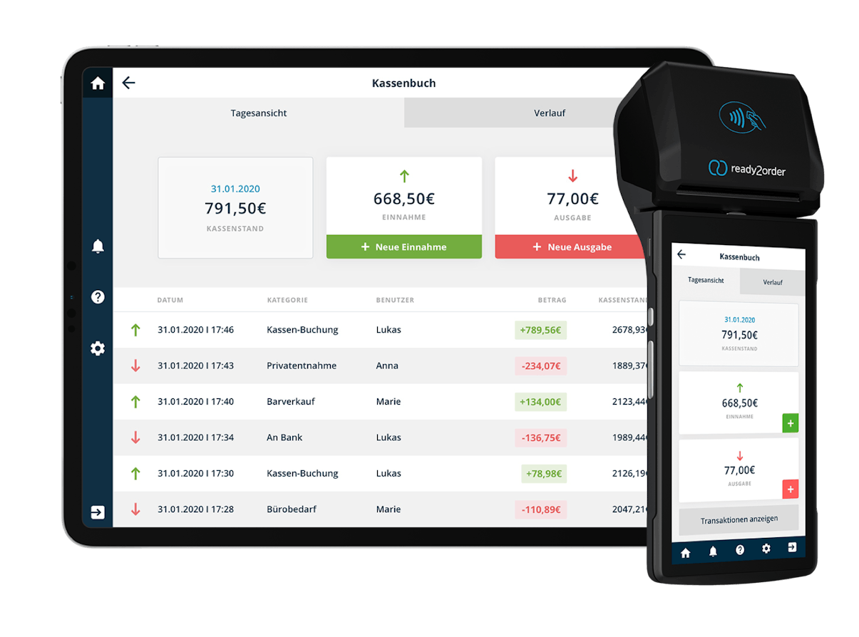 Kassenbuch und readyGo Kassenbuch und readyGo