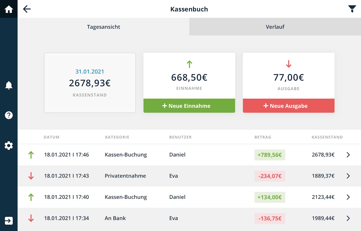Kassenbuch Kassenbuch
