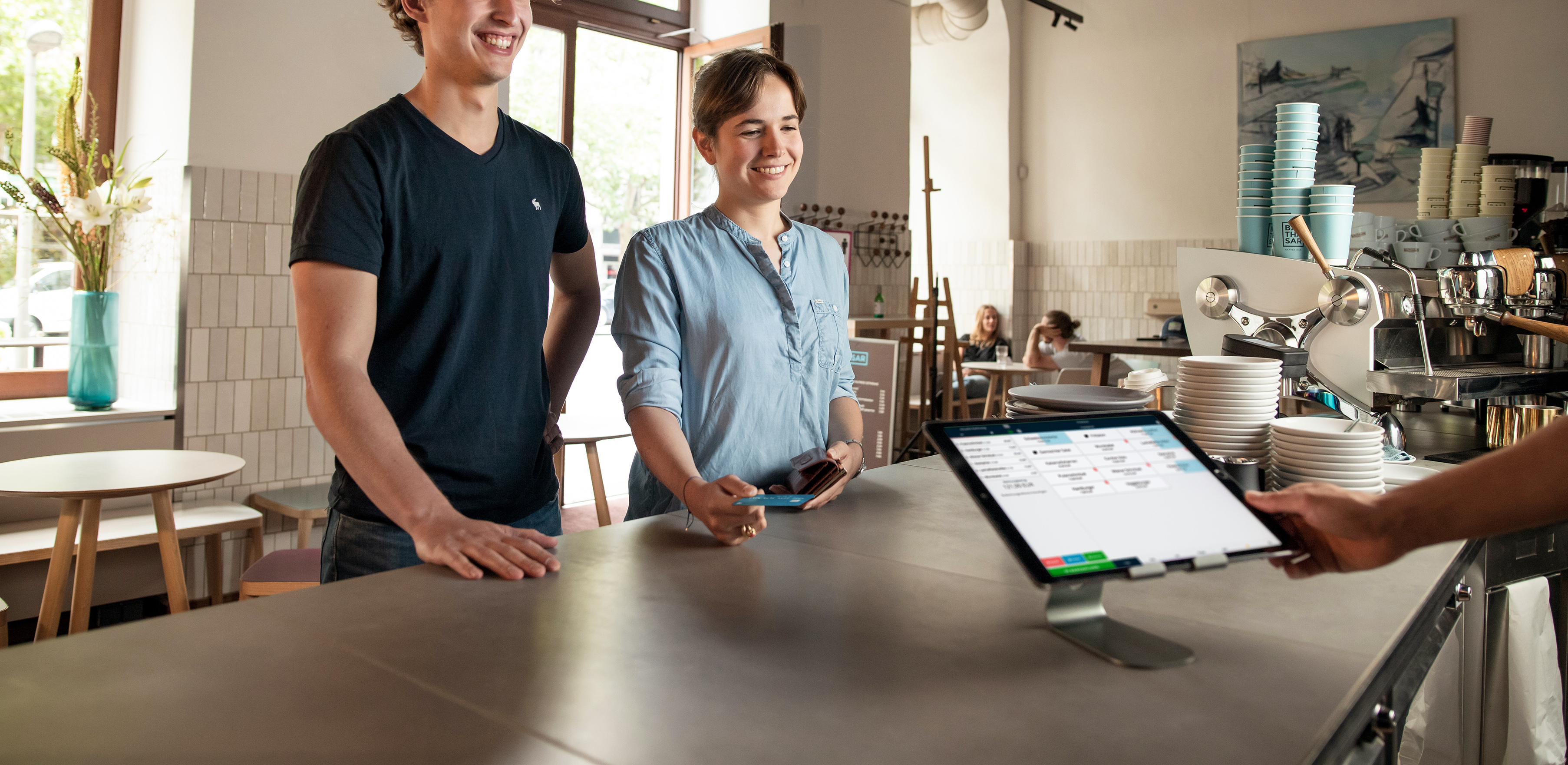 Bestellung aufnehmen Gastronomie mit Tablet