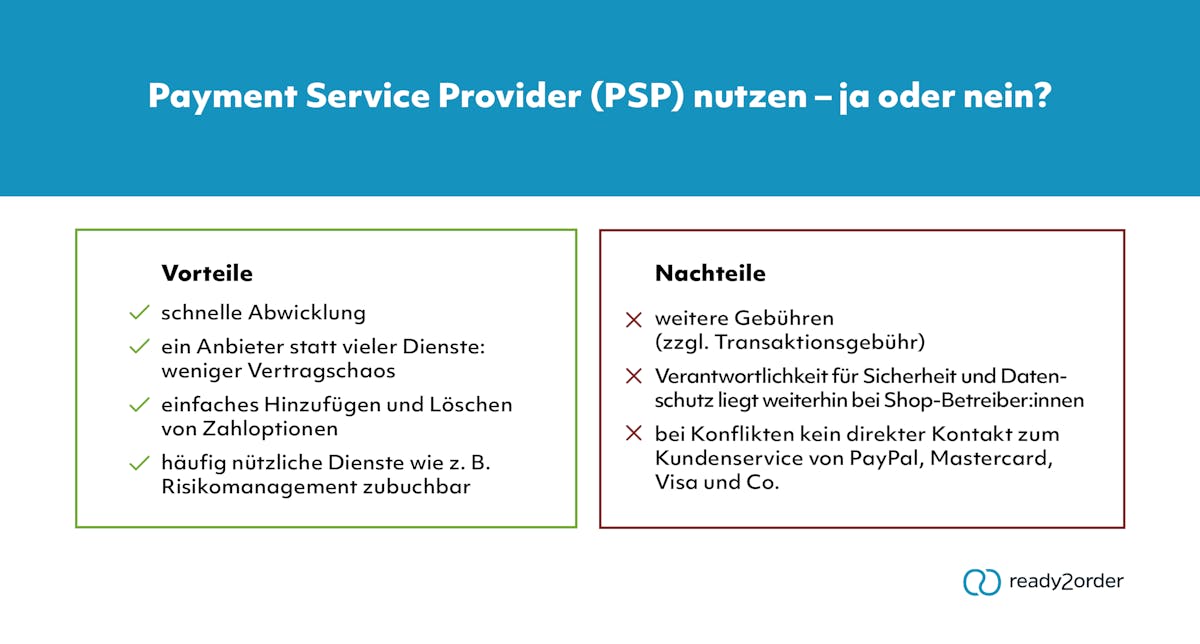 PSP Vorteile und Nachteile PSP Vorteile und Nachteile