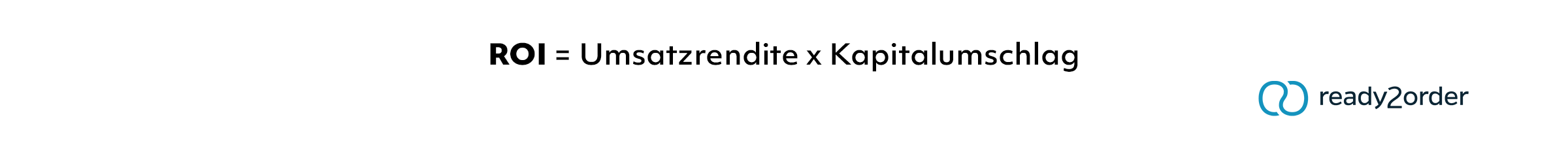 Mit dieser Formel berechnest Du das ROI.