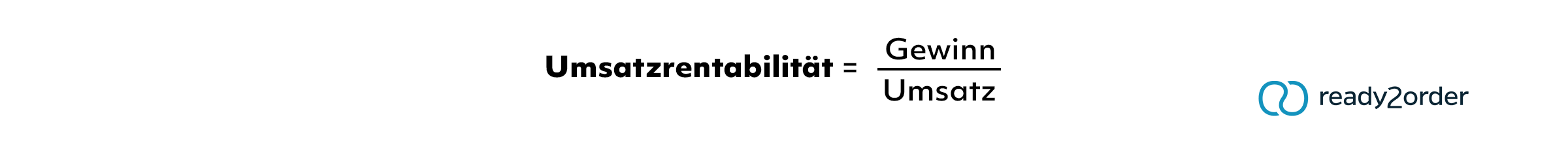 So einfach ermittelst Du die Umsatzrentabilität.