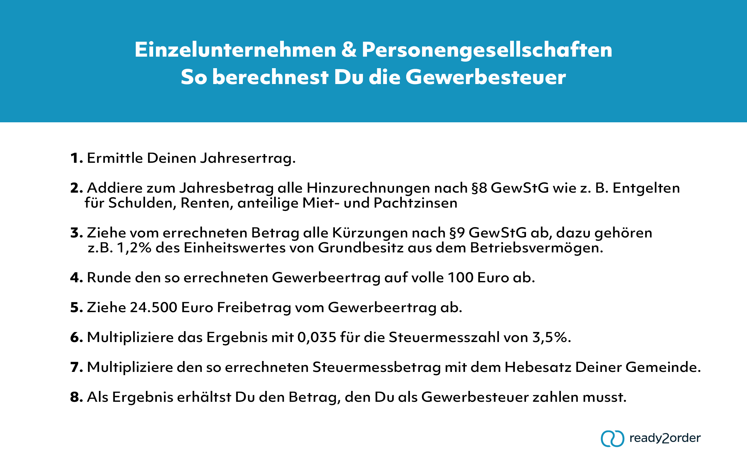GewSt für Einzel- und Personengesellschaften