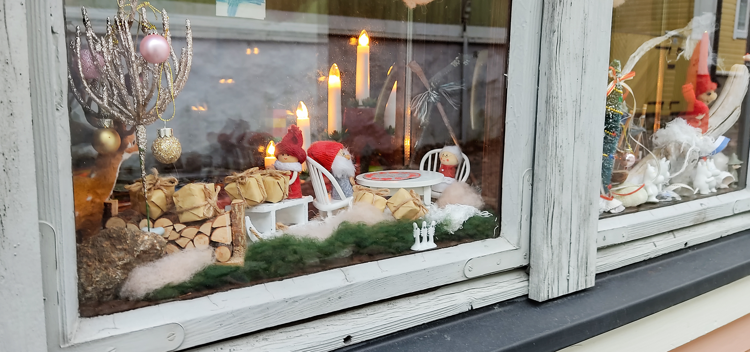 Nordische Deko im Schaufenster ist im Trend