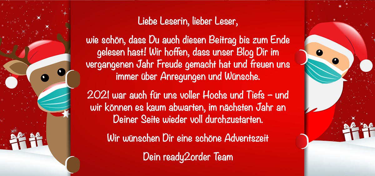 Geschäftliche Weihnachtsgrüße (Beispiel) Geschäftliche Weihnachtsgrüße (Beispiel)