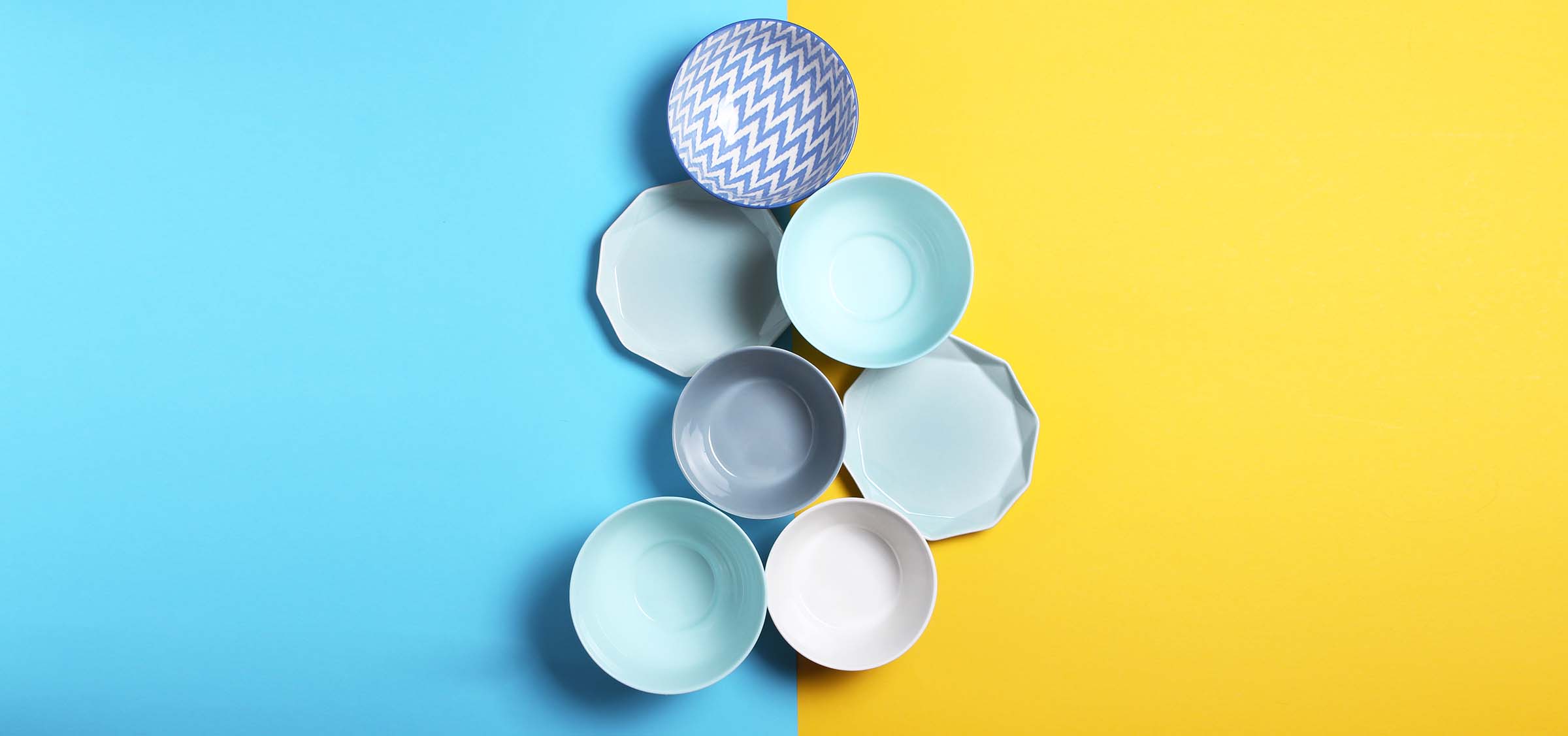 Buntes Geschirr auf Instagram