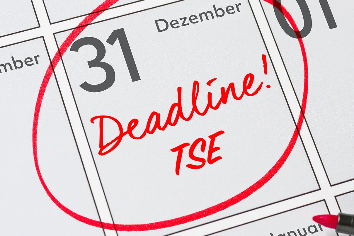 TSE-Übergangsfrist endet am 31.12.2022 TSE-Übergangsfrist endet am 31.12.2022