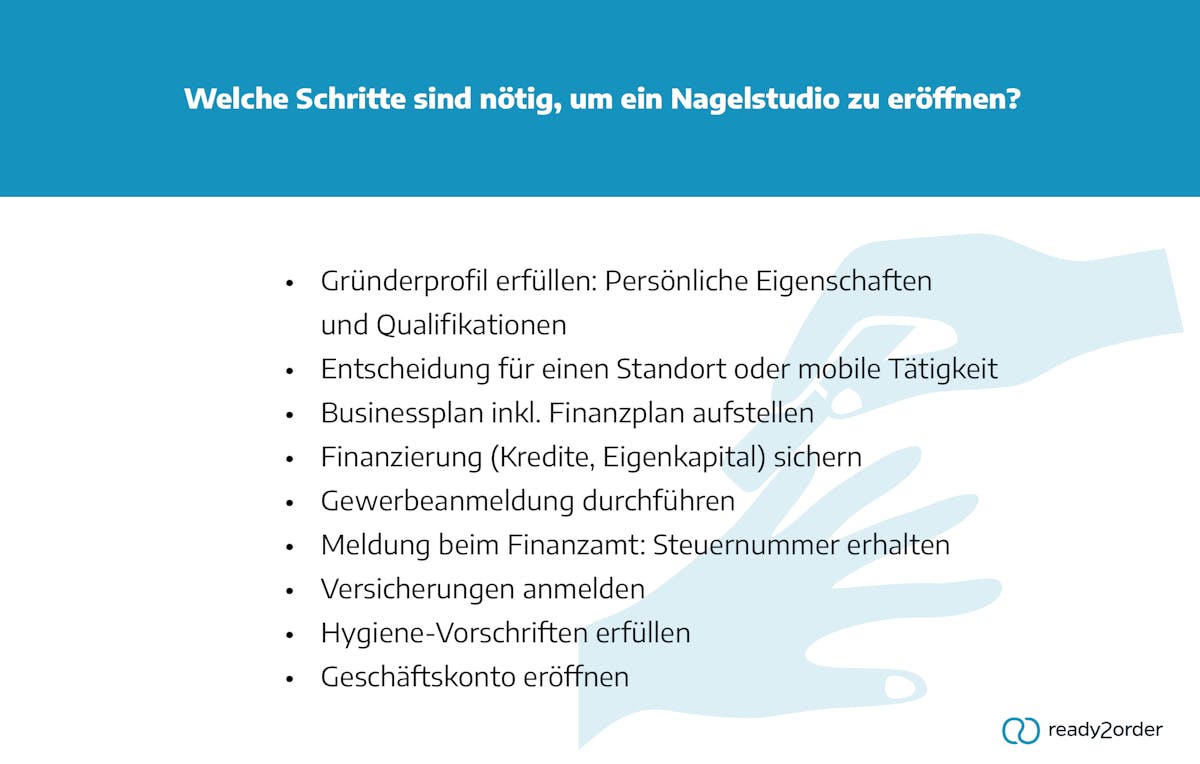 Checkliste: Gründungsschritte fürs Nagelstudio Checkliste: Gründungsschritte fürs Nagelstudio