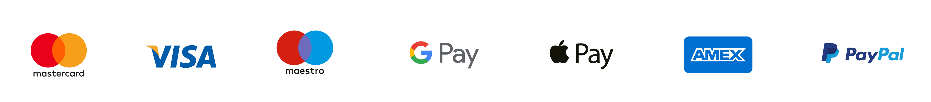 Logos der Zahlartenanbieter