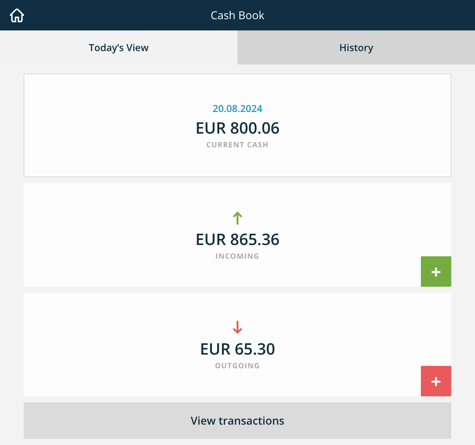 Cashbook