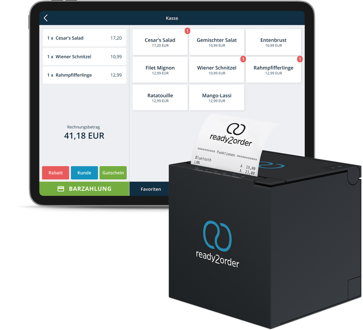 iPad mit Epson-Drucker