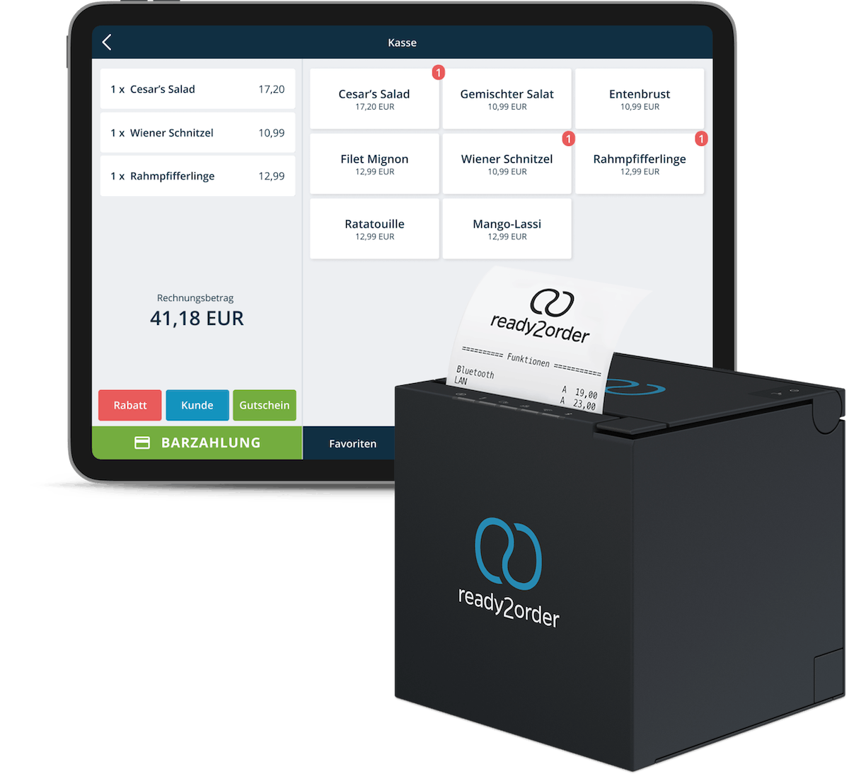 iPad mit Epson-Drucker iPad mit Epson-Drucker