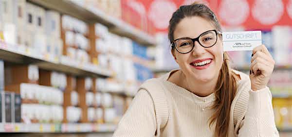 Rabatt-Code per Gutschein Rabatt-Code per Gutschein