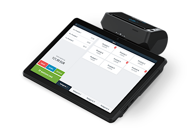 readyTab mit Kassenoberfläche readyTab mit Kassenoberfläche