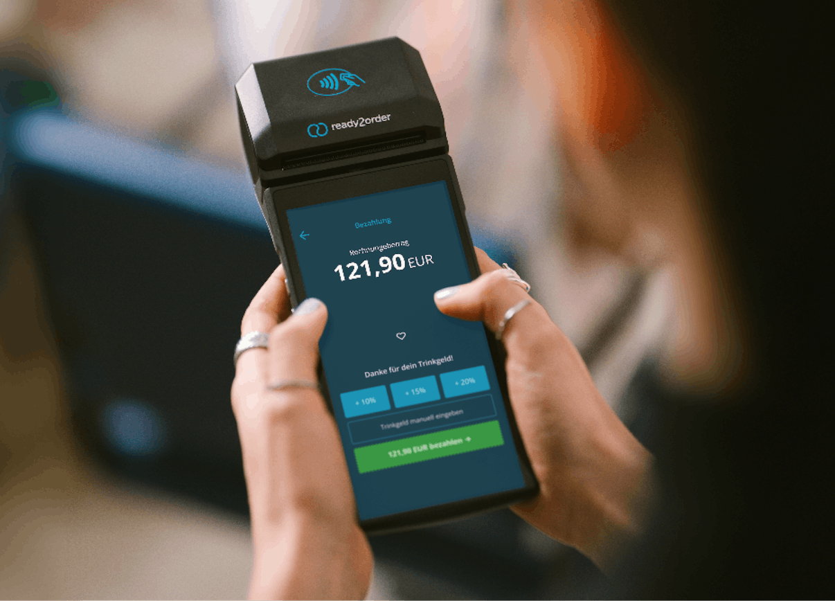 Flexible Trinkgeldfunktion mit readyGo Flexible Trinkgeldfunktion mit readyGo