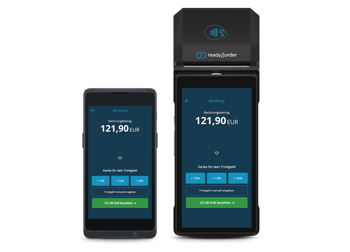 Flexible Trinkgeldfunktion Flexible Trinkgeldfunktion