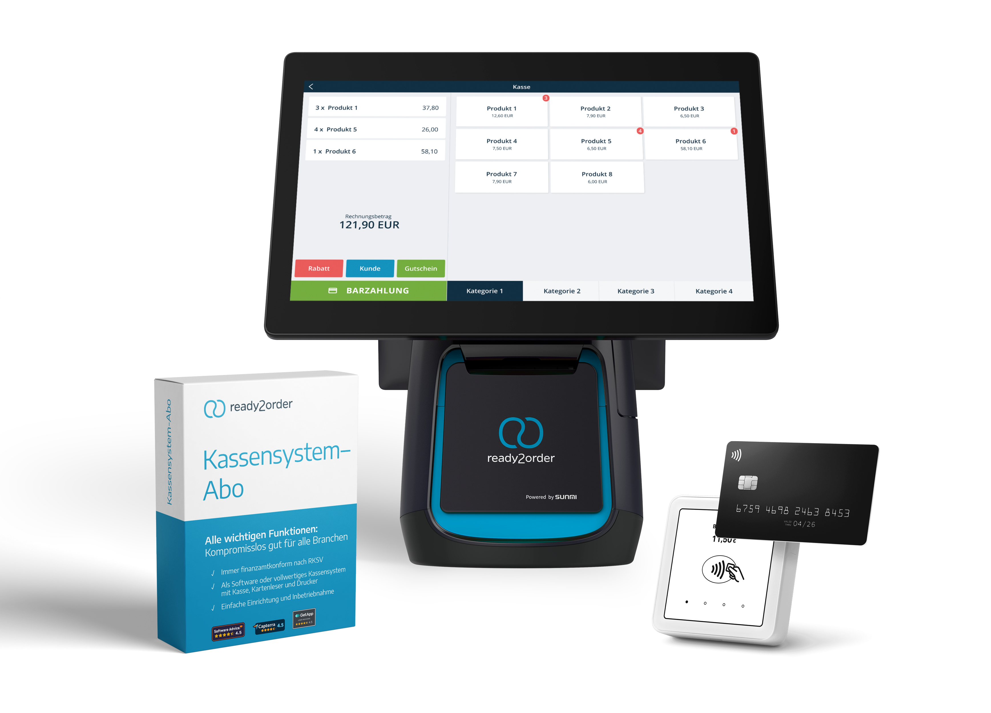 Kassen-Set Gastro Groß Schweiz, ready2order