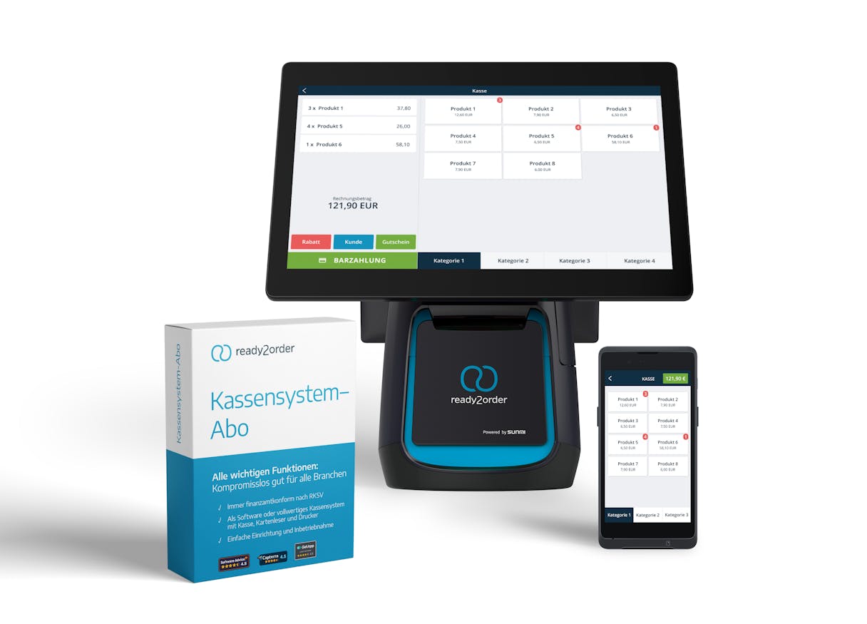 Kassen-Set Service Groß, ready2order Kassen-Set Service Groß, ready2order