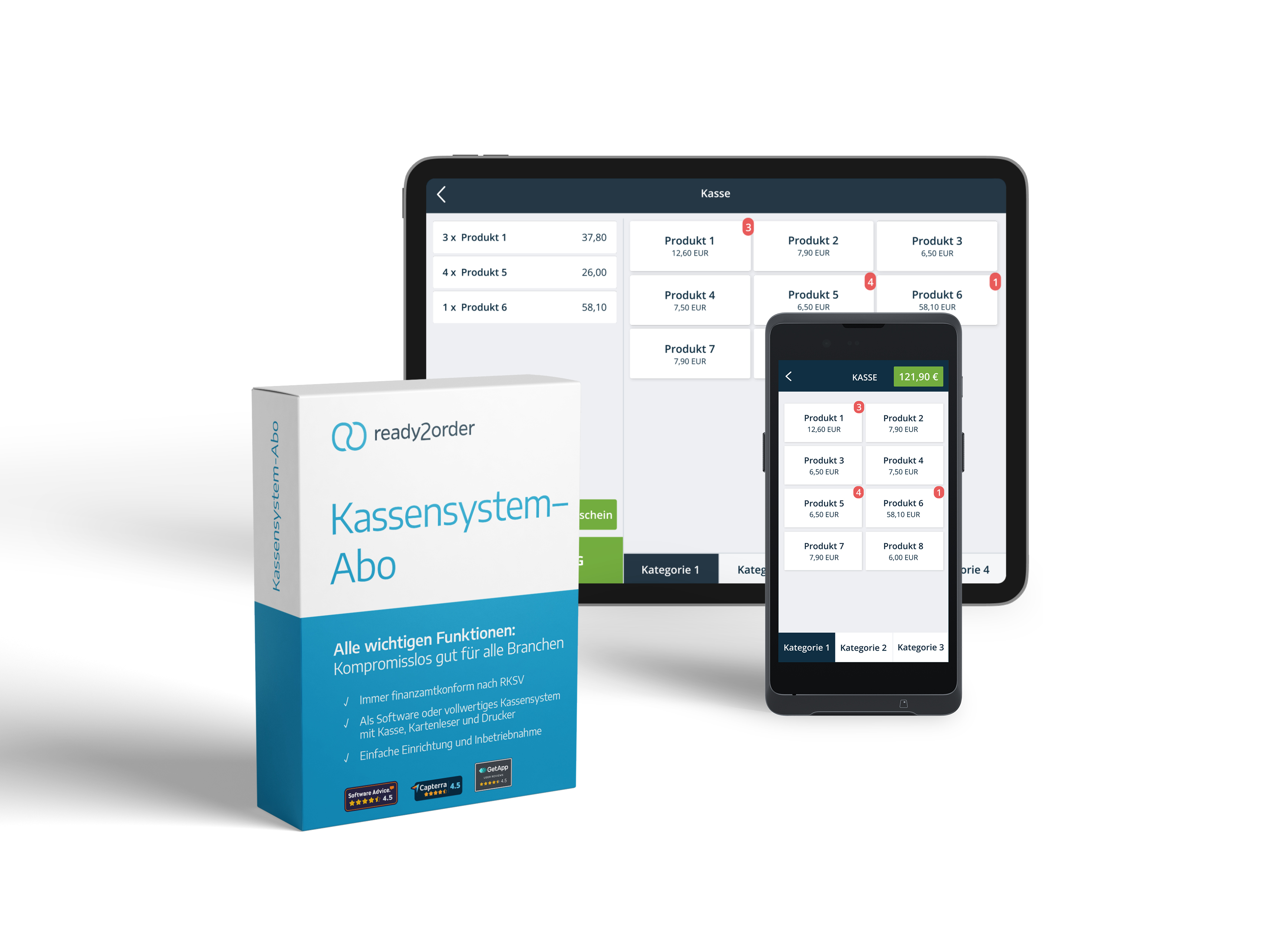 Kassen-Set Service Klein, ready2order