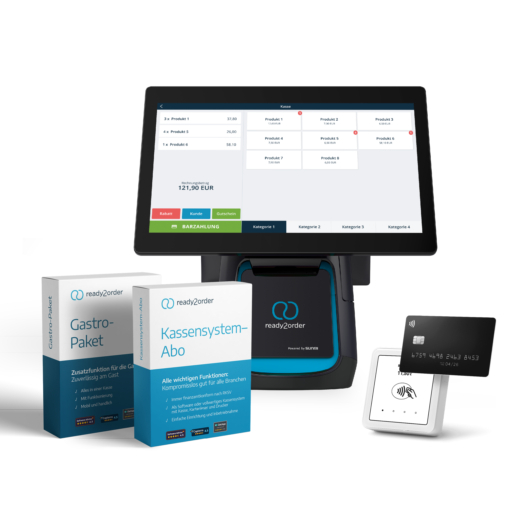 Kassen-Set Gastro Groß Schweiz, ready2order