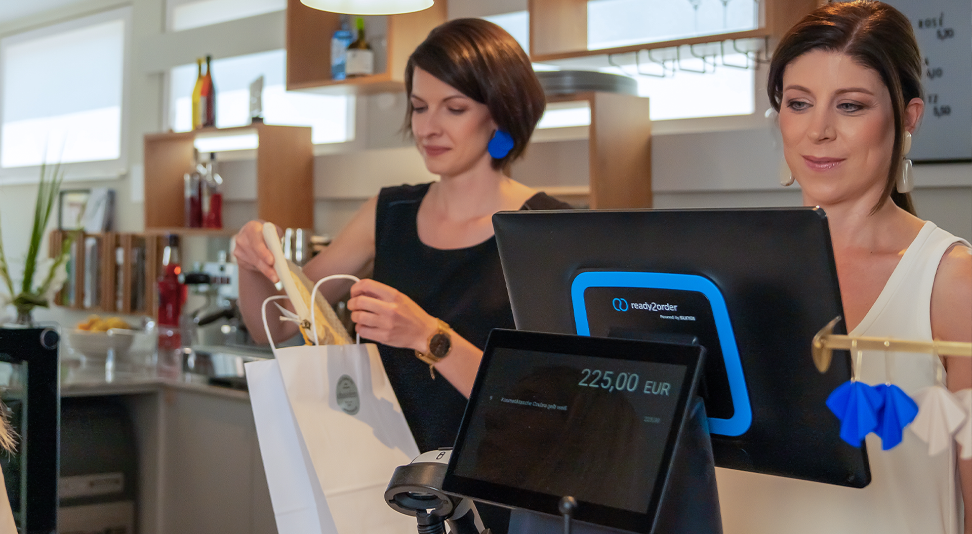 ready Max auf Tresen