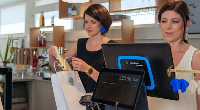 readyMax Einzelhandel ready Max auf Tresen