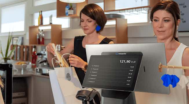 readyMax2 Kasse auf Tresen readyMax2 Kasse auf Tresen