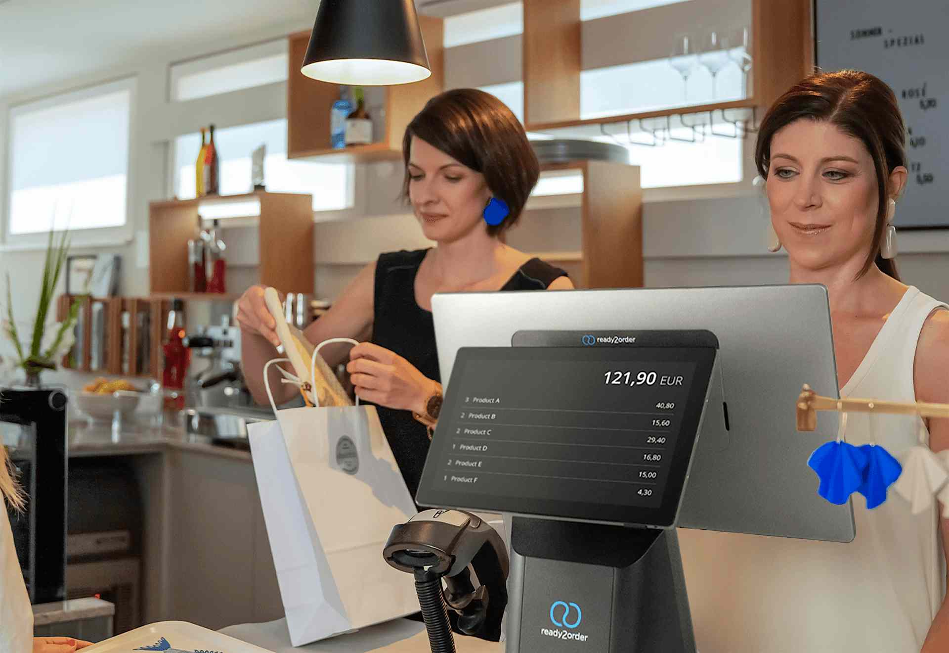 readyMax 2 Kasse auf Tresen readyMax 2 Kasse auf Tresen