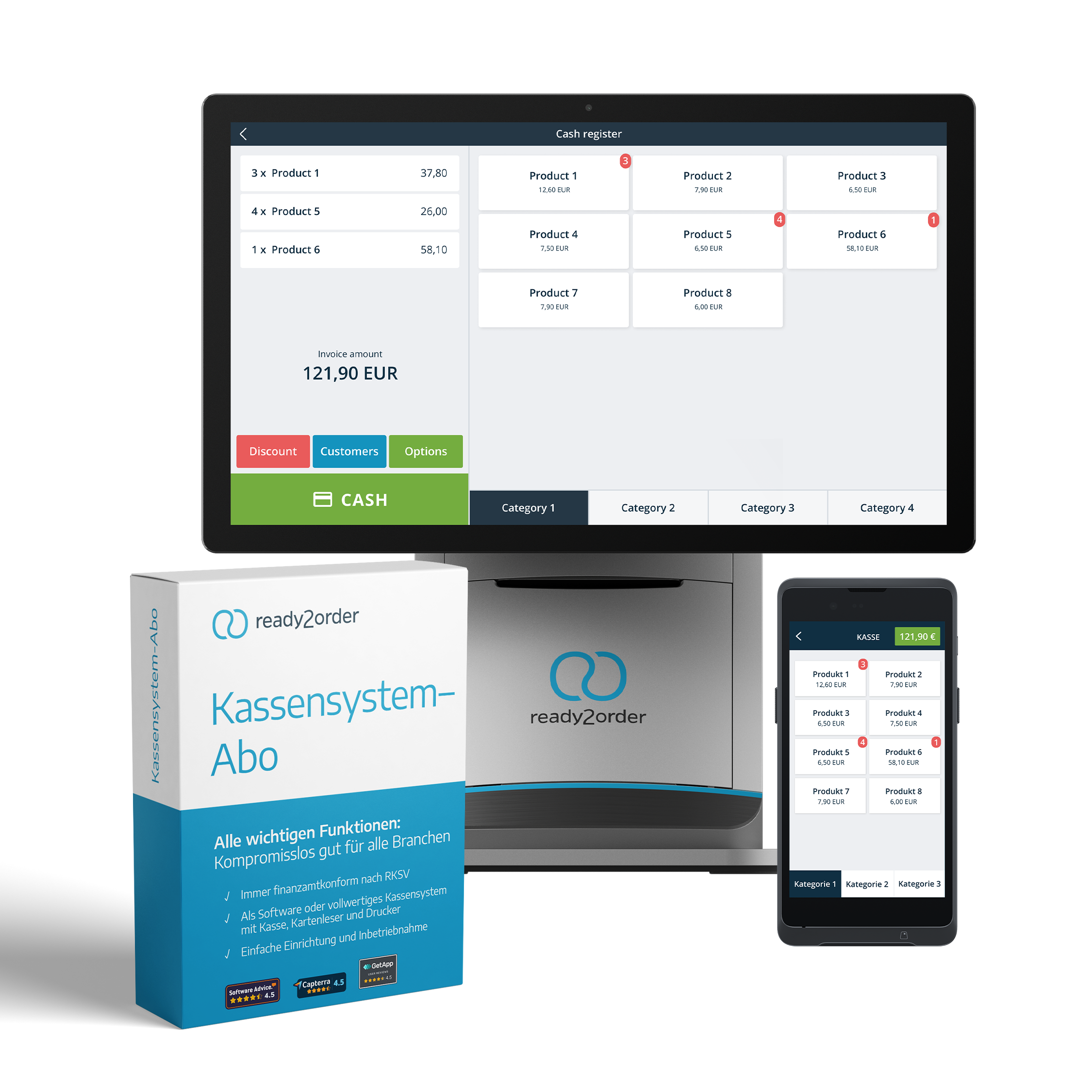 Handel- und Service-Set Groß, ready2order