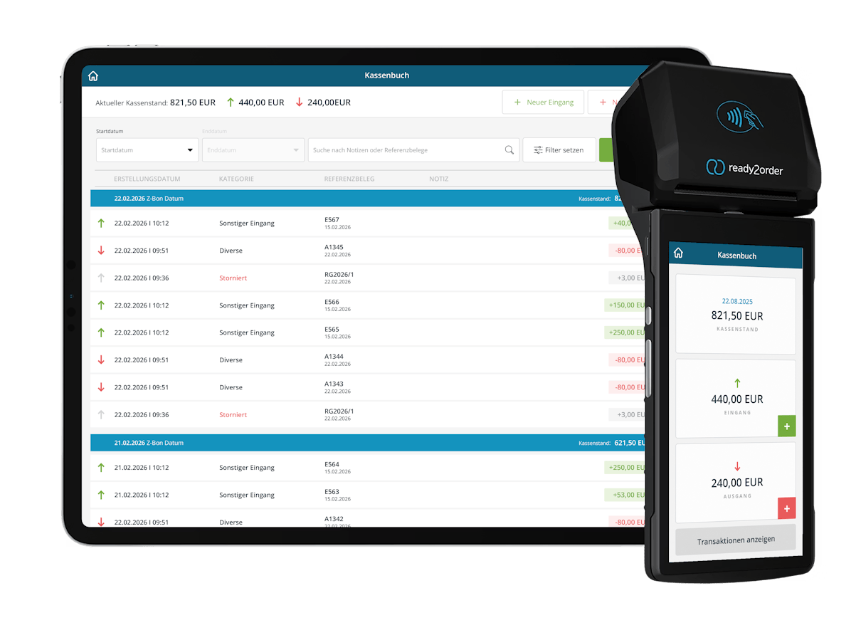 Kassenbuch und readyGo Kassenbuch und readyGo