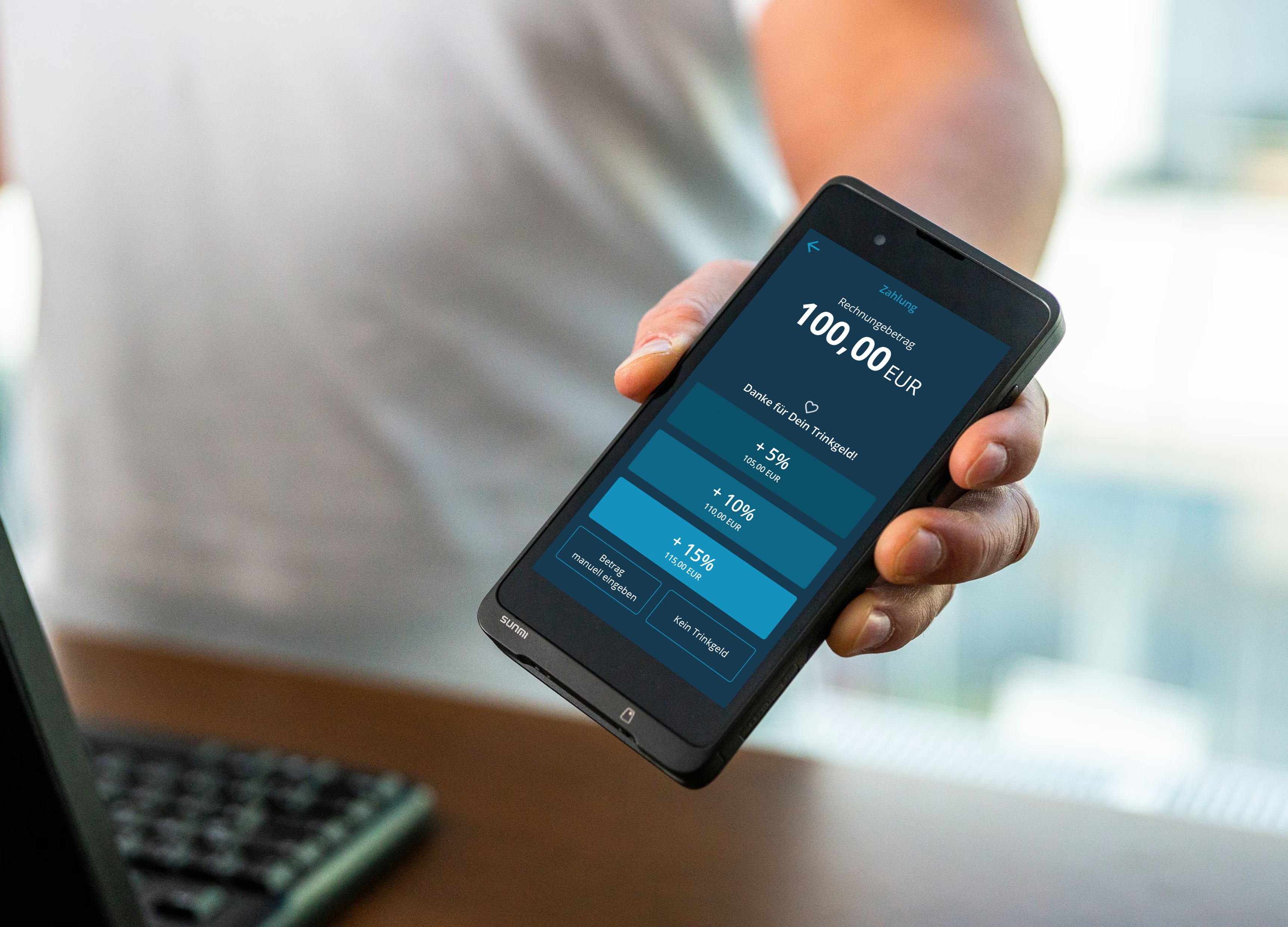 Flexible Trinkgeldfunktion mit readyMini