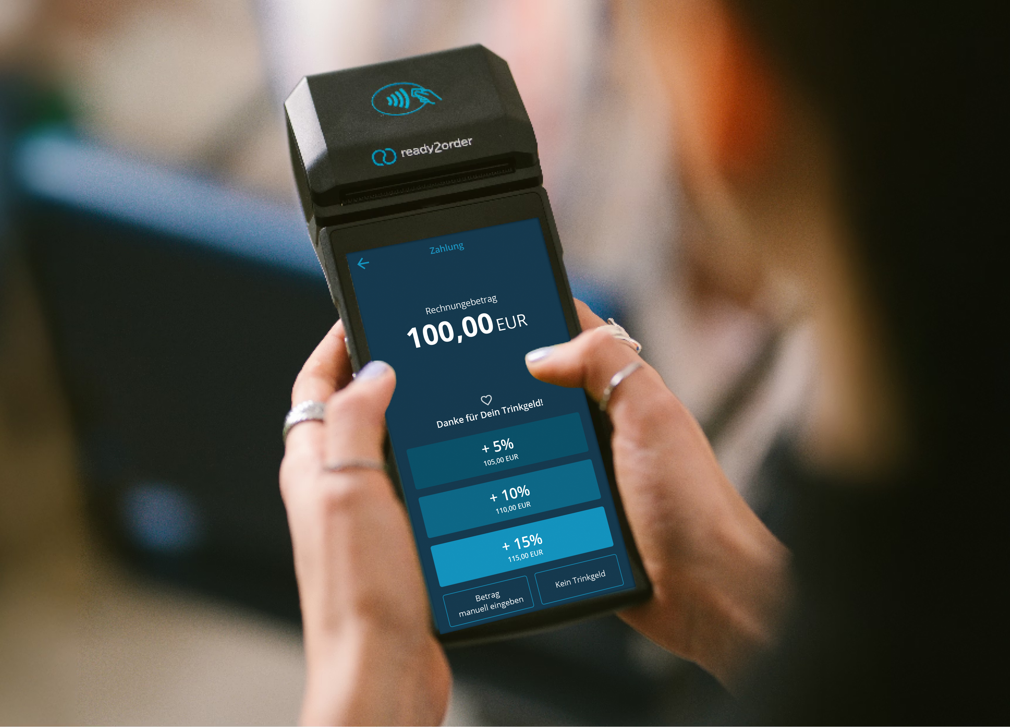 Flexible Trinkgeldfunktion mit readyGo