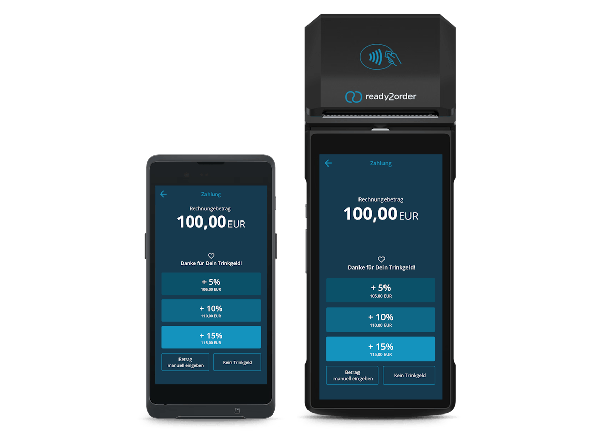 Flexible Trinkgeldfunktion Flexible Trinkgeldfunktion