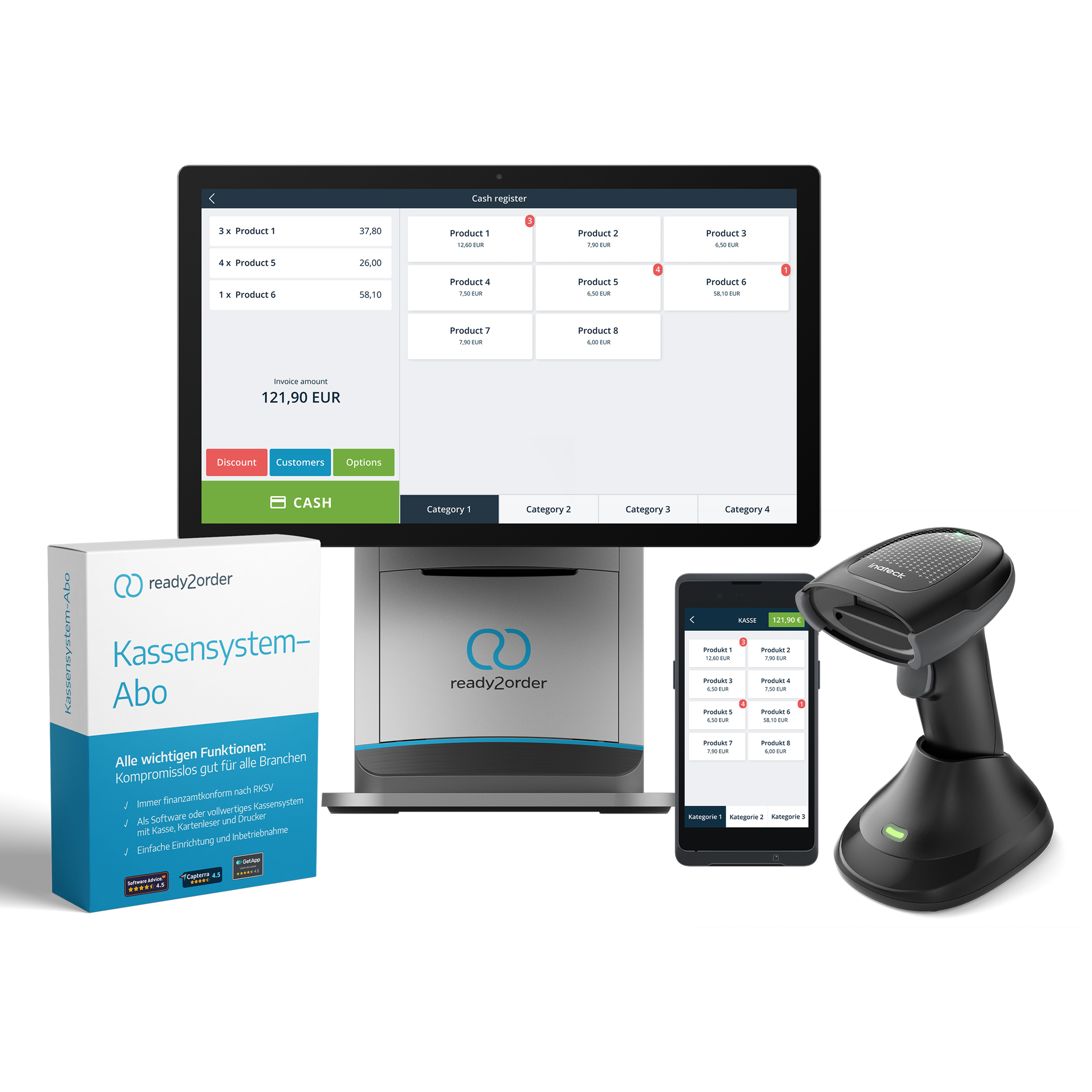 Handel Kassenpaket Groß