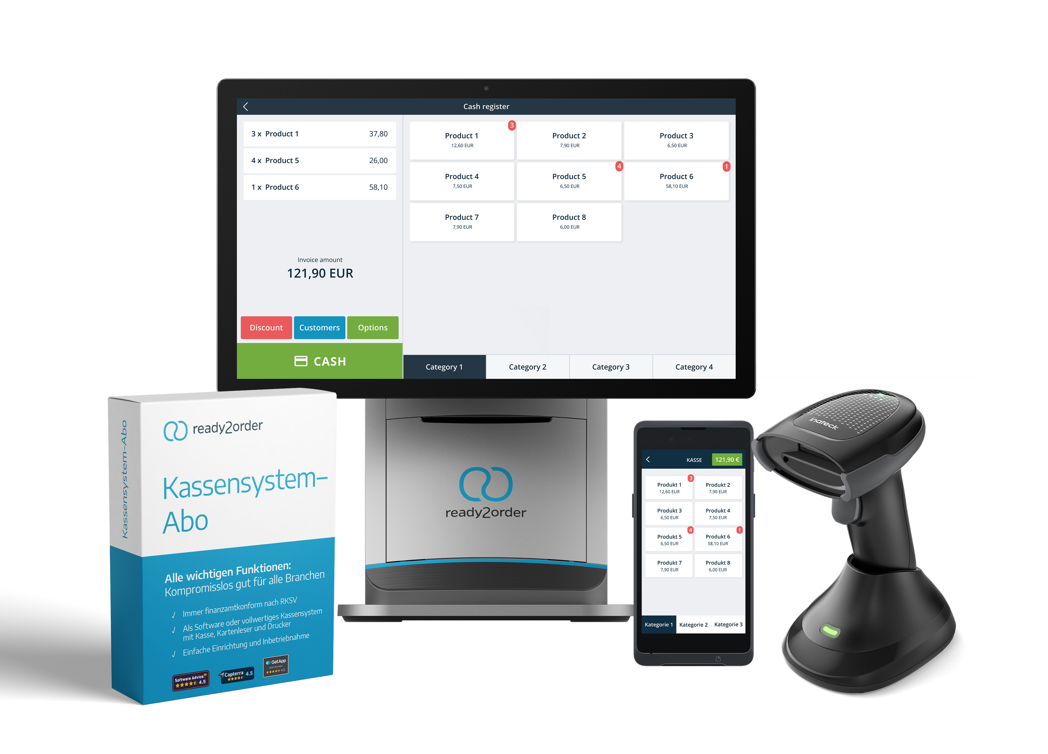 Handel Kassenpaket Groß