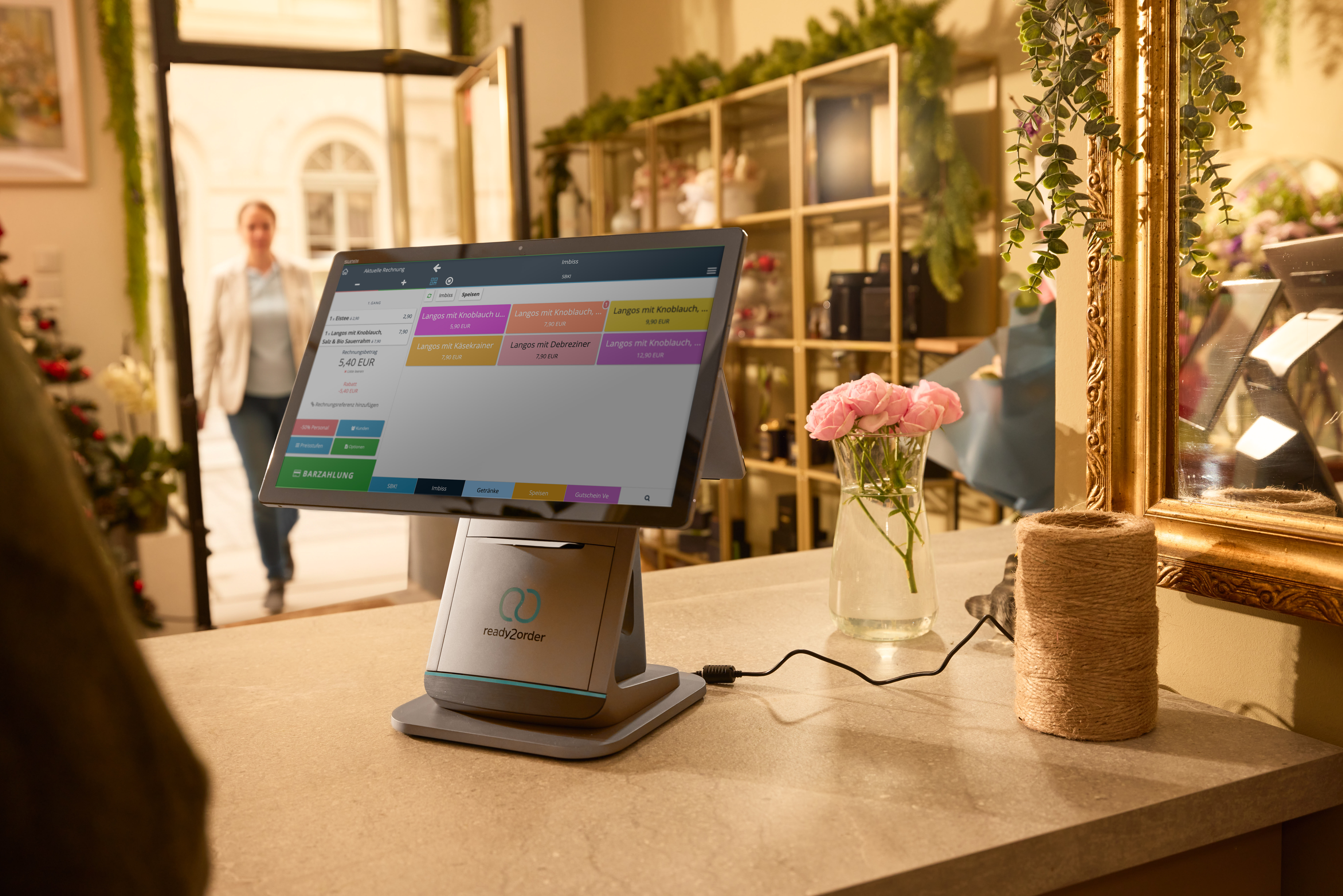 readyMax 2 im Blumenladen