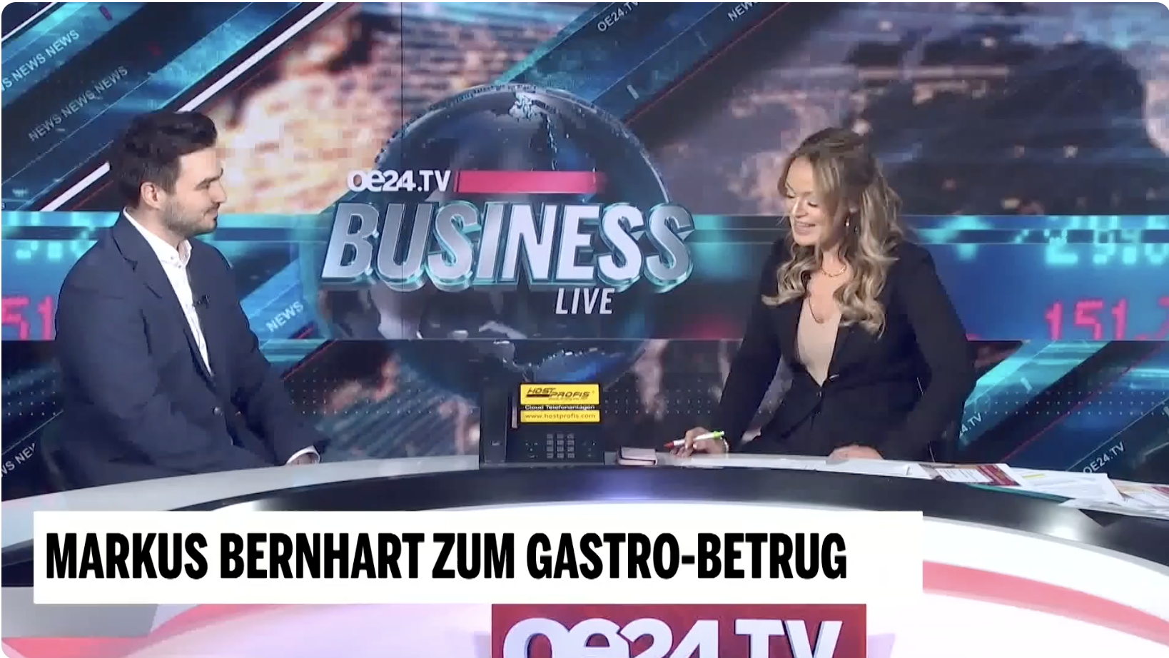 OE24 Beitrag zum Gastro-Betrug