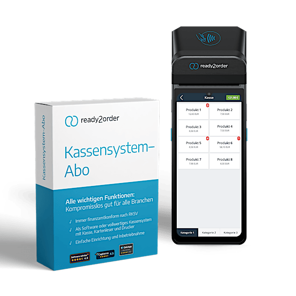 readyGo 2 und Kassensystem-Abo readyGo 2 und Kassensystem-Abo