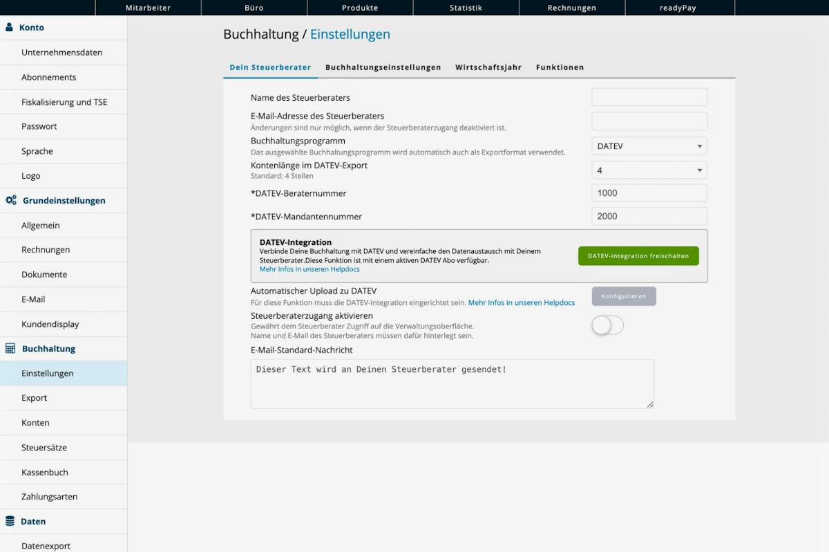 DATEV Integration DATEV Integration
